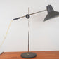 Mid-Century Cantilever Lamp Shrink Coated Table Lamp 1960s Bauhaus Design