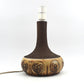 Unique Demstrup ceramic lamp Ib Oluf Hansen 1970s brutalist Danish design