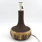 Unique Demstrup ceramic lamp Ib Oluf Hansen 1970s brutalist Danish design