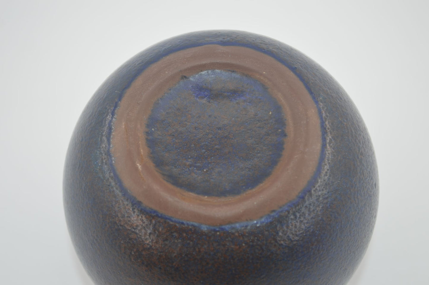 Vintage 1960s ceramic vase blue Fat-Lava design WGP pop art