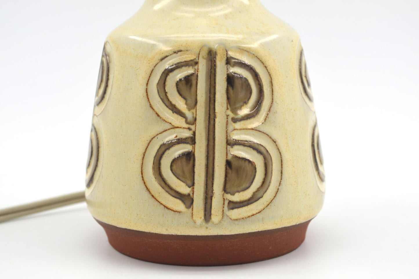 Moderne Axella Stentøj Denmark Stoneware Tischlampe 1970s Danish Design