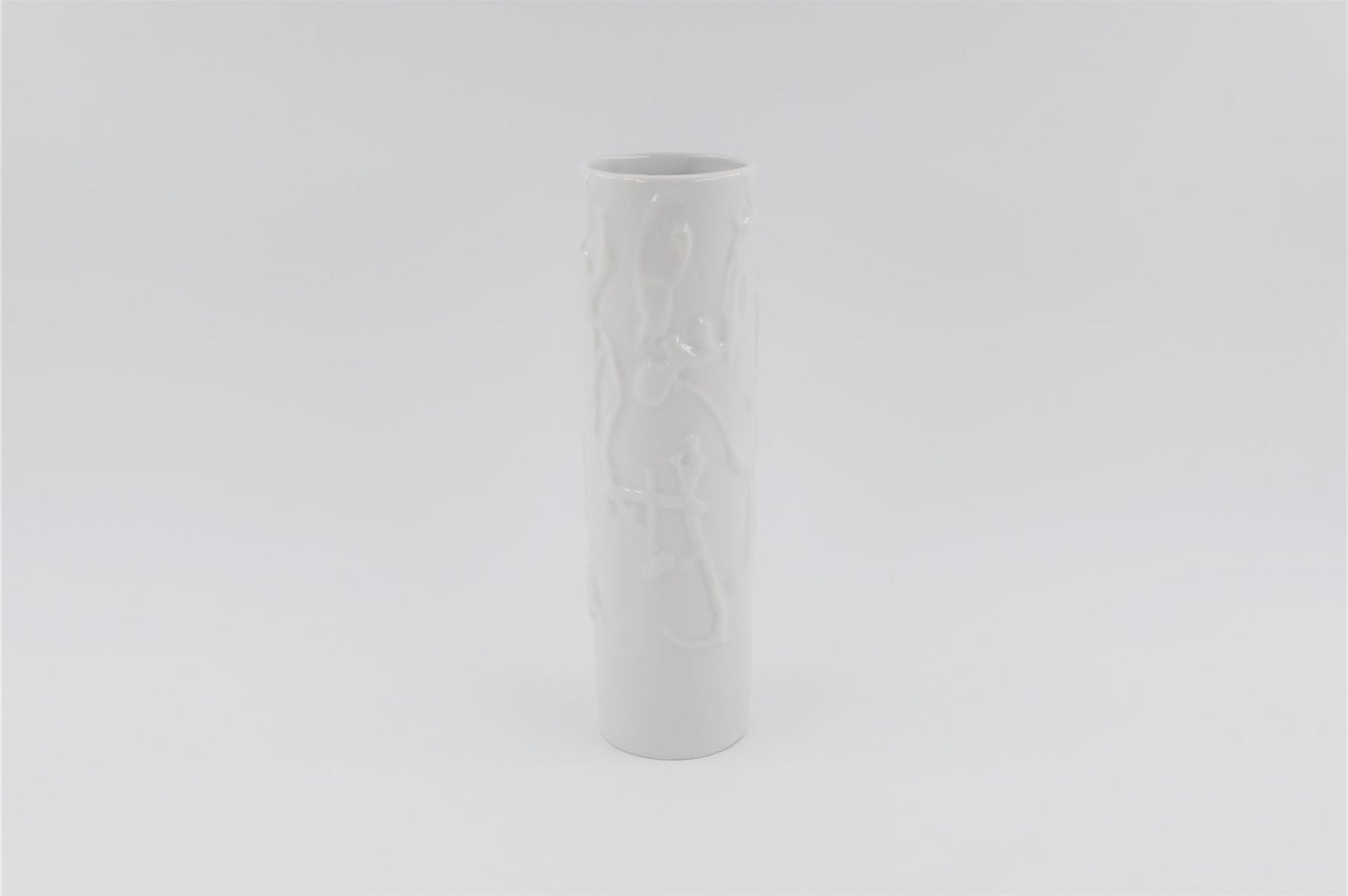 Hollohaza Modernist Relief Vase R. Baku Hatay 1970s design