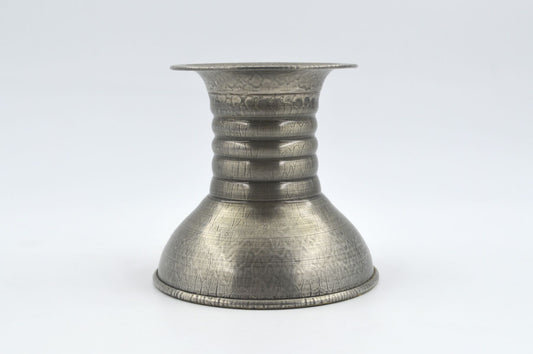 Mid-Century Skanderborg Pewter Candle Holder 1960s Danish Design