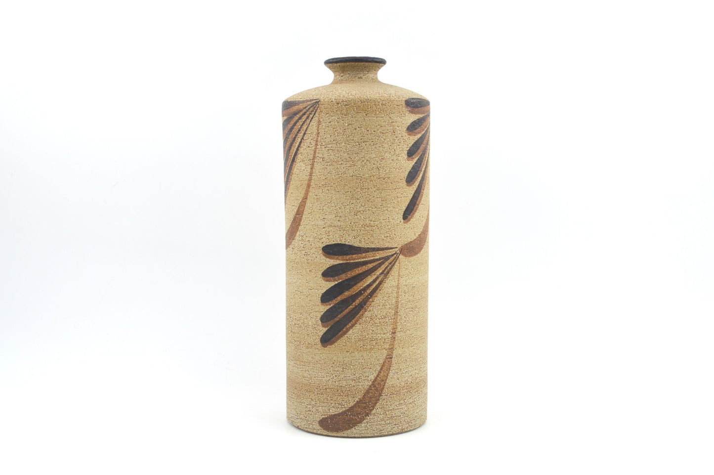 Mid-Century Sgrafo Modern Studio Ceramic Vase 70's Design