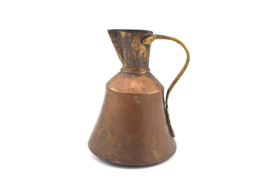 Antique Vintage Copper Jug 18th Century Craftsmanship to Brutalism