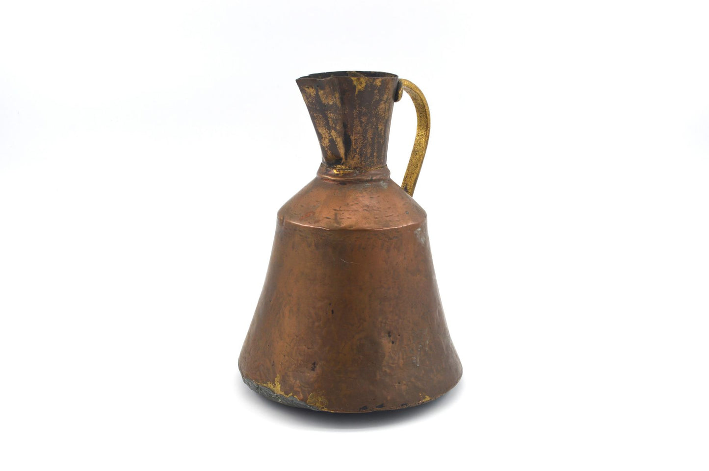 Antique Vintage Copper Jug 18th Century Craftsmanship to Brutalism