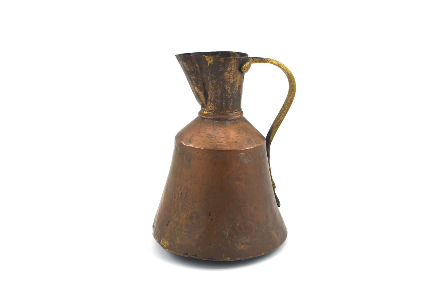 Antique Vintage Copper Jug 18th Century Craftsmanship to Brutalism