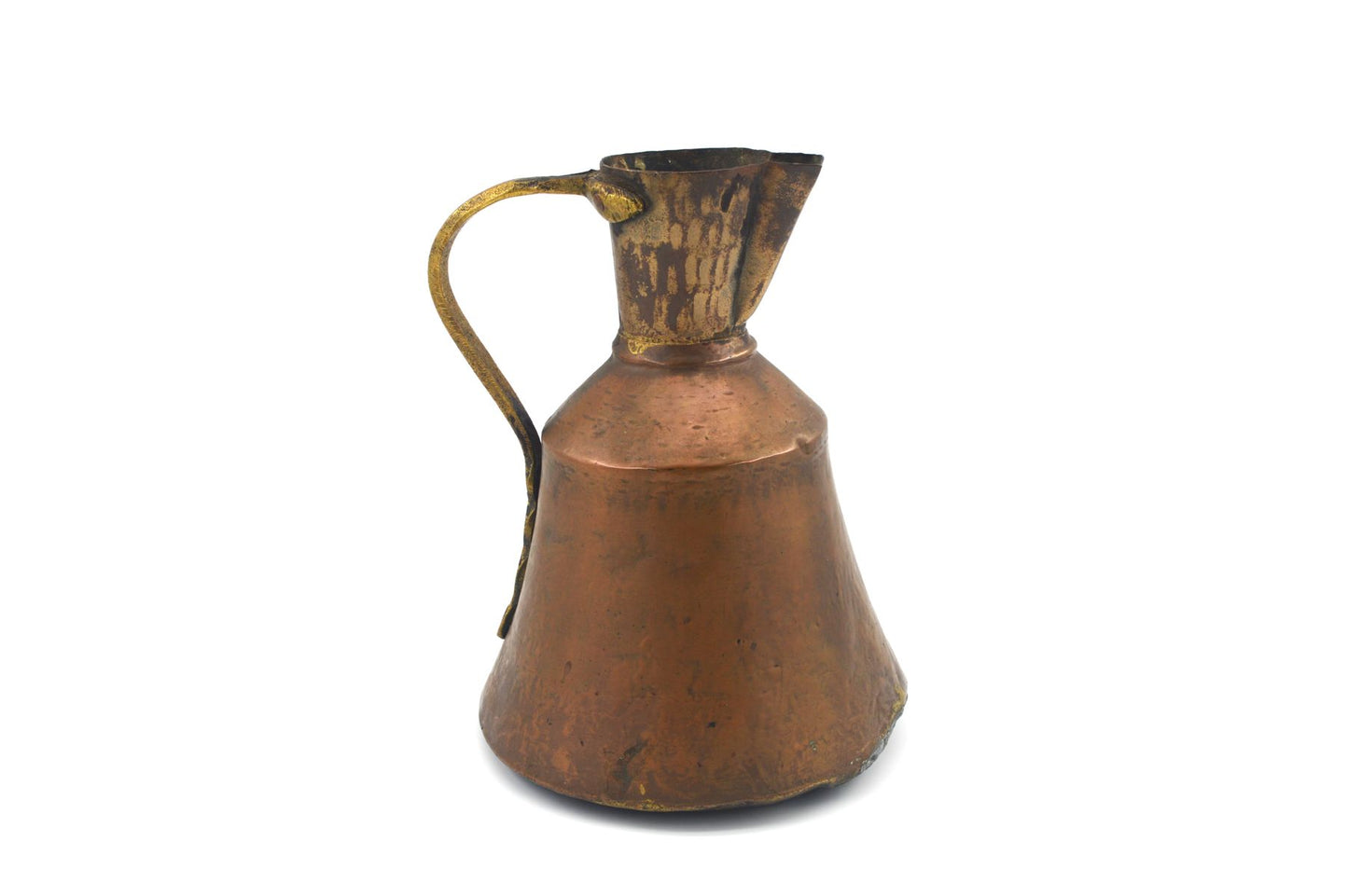 Antique Vintage Copper Jug 18th Century Craftsmanship to Brutalism