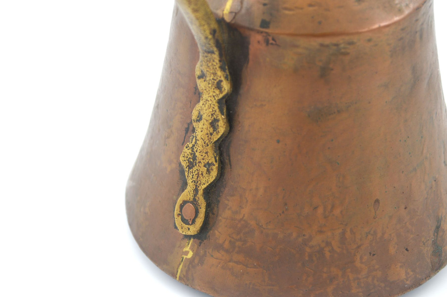 Antique Vintage Copper Jug 18th Century Craftsmanship to Brutalism