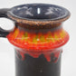 WGP Fat-Lava Jasba Keramik Vase 1221 19 1960s Mid-Century Design