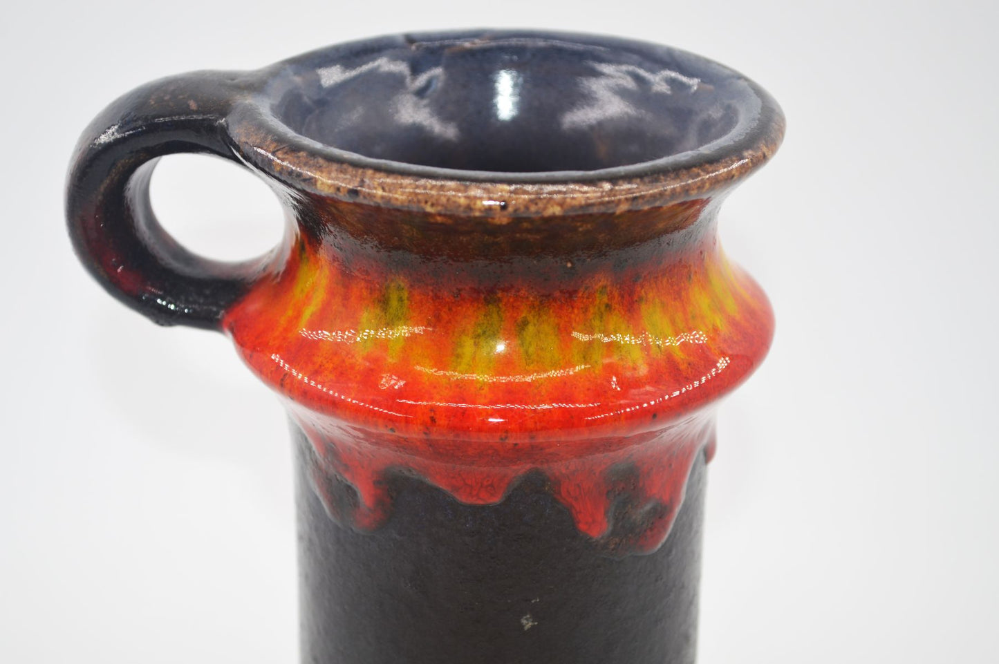 WGP Fat-Lava Jasba Keramik Vase 1221 19 1960s Mid-Century Design