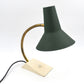 Mid-Century Witch Hat Lamp Shrink Paint 1960'erne Bauhaus Design