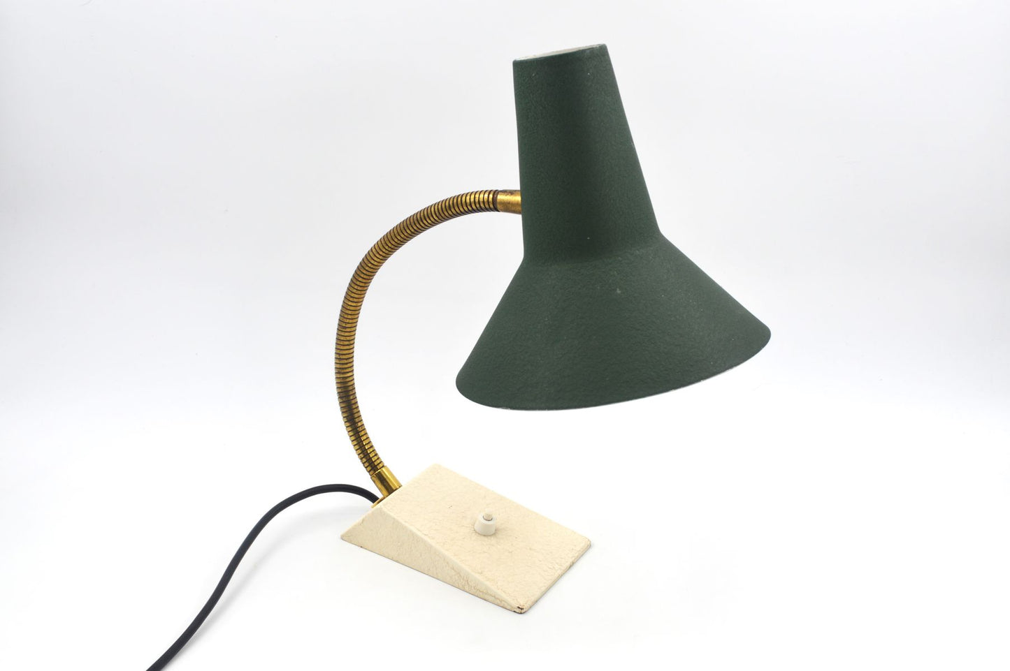 Mid-Century Witch Hat Lamp Shrink Paint 1960'erne Bauhaus Design