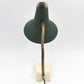 Mid-Century Witch Hat Lamp Shrink Paint 1960'erne Bauhaus Design