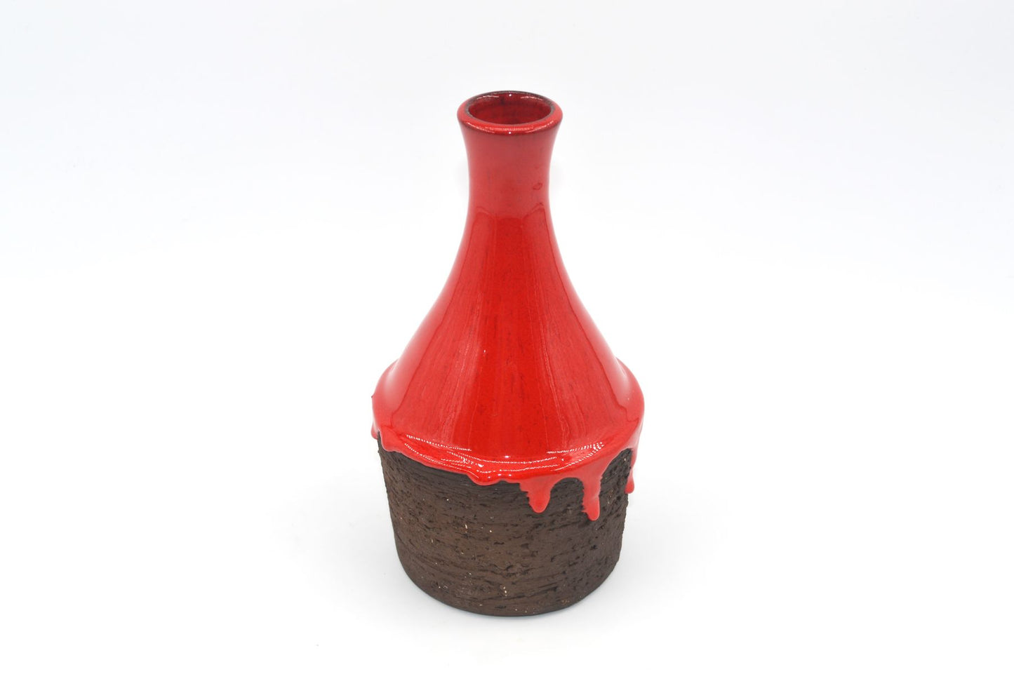 Ingrid Folmer-Larsen Kingo Keramik Denmark Fat-Lava Vase 1970s Pop-Art Design