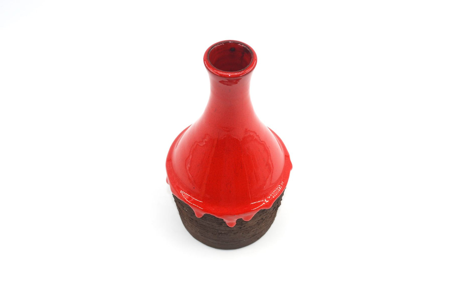 Ingrid Folmer-Larsen Kingo Keramik Denmark Fat-Lava Vase 1970s Pop-Art Design