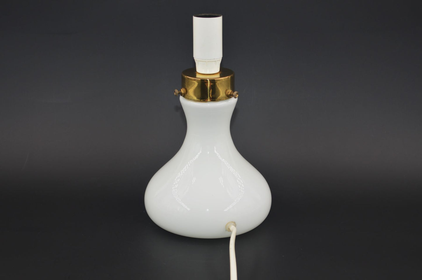 Mid-Century Odreco Opaline Glass Lamp 1970s Danish Modern Design Denmark