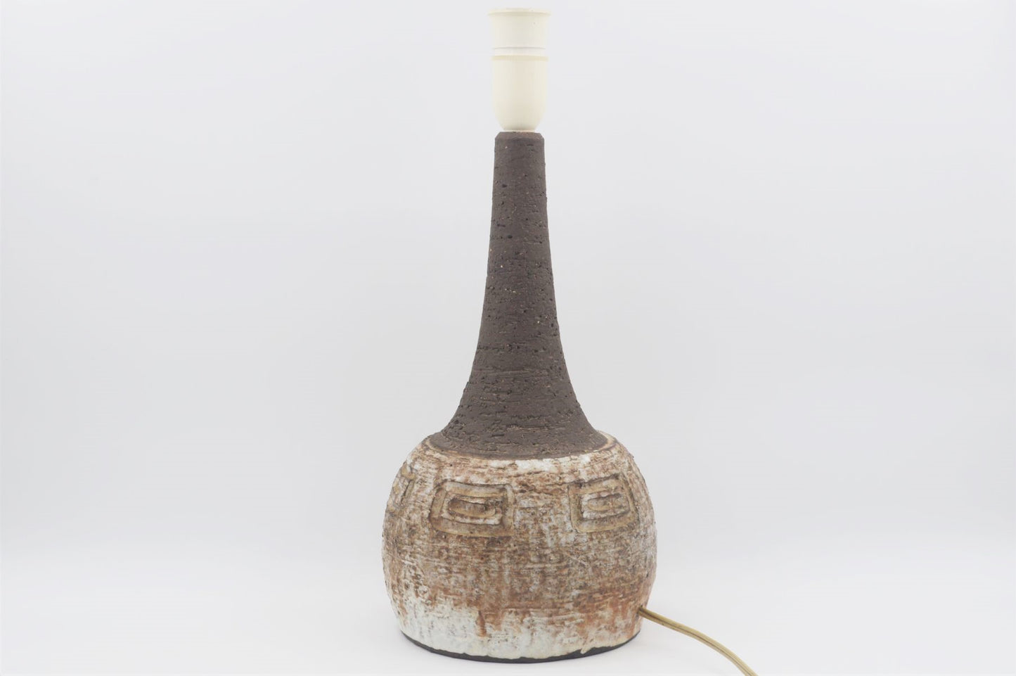 Unique Sejer Unic studio ceramic lamp Denmark 1960s Brutalist Danish Design