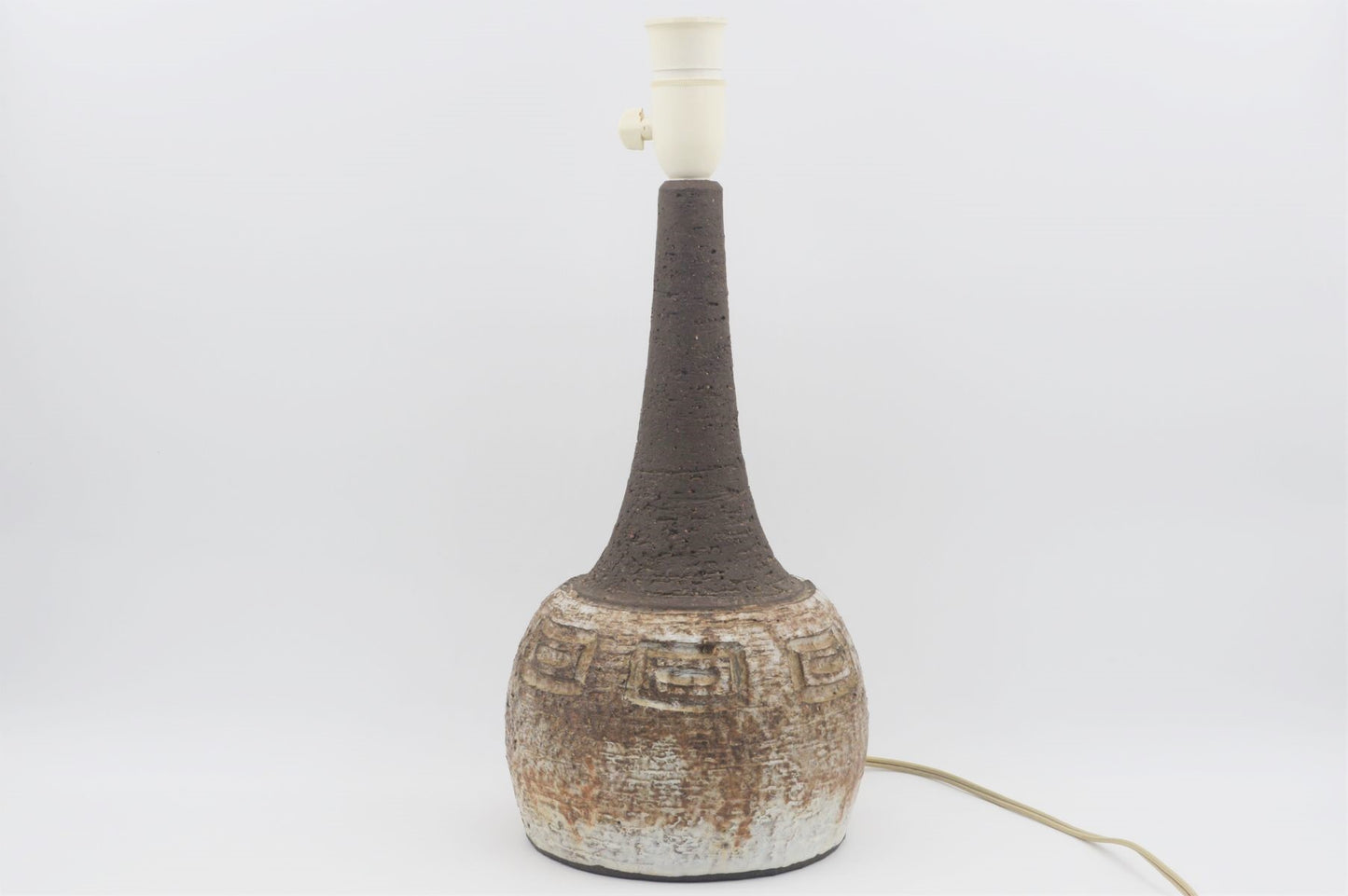 Unique Sejer Unic studio ceramic lamp Denmark 1960s Brutalist Danish Design