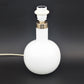 Mid-Century Holmegaard Boule Opaline Glass Lamp Michael Bang Design