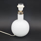 Mid-Century Holmegaard Boule Opaline Glass Lamp Michael Bang Design