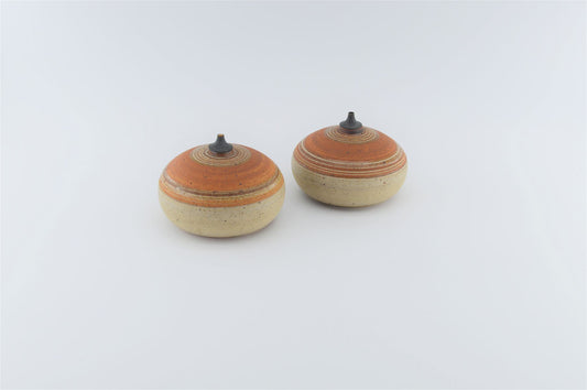 Else Bøgeskov Oil Lamps Studio Ceramics 1970s Design Denmark