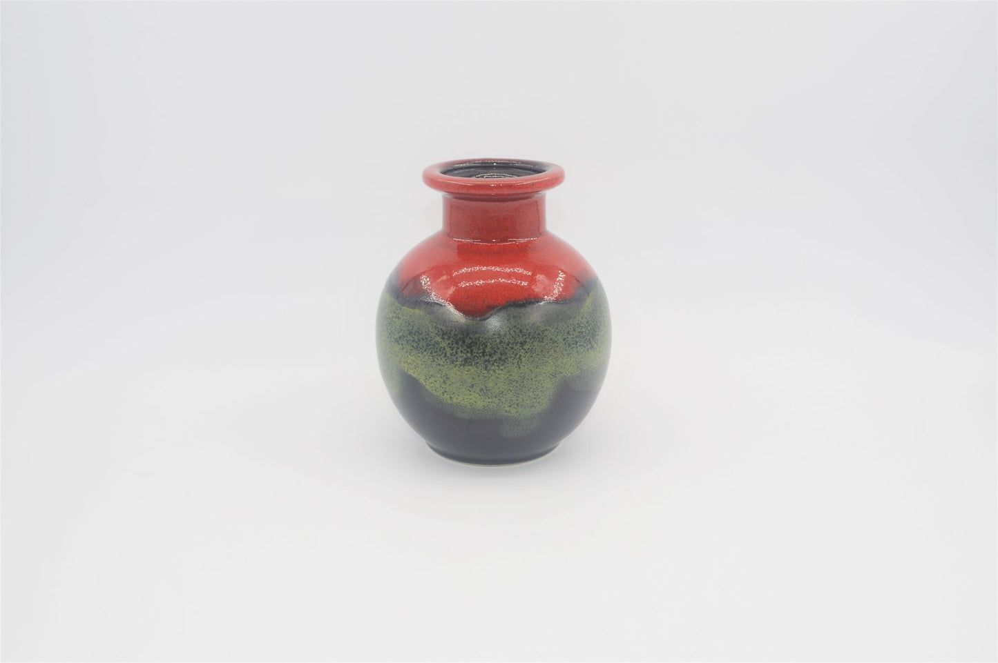 WGP Dümler & Breiden Keramik Fat Lava Vase 665/16 1970s Popart Design