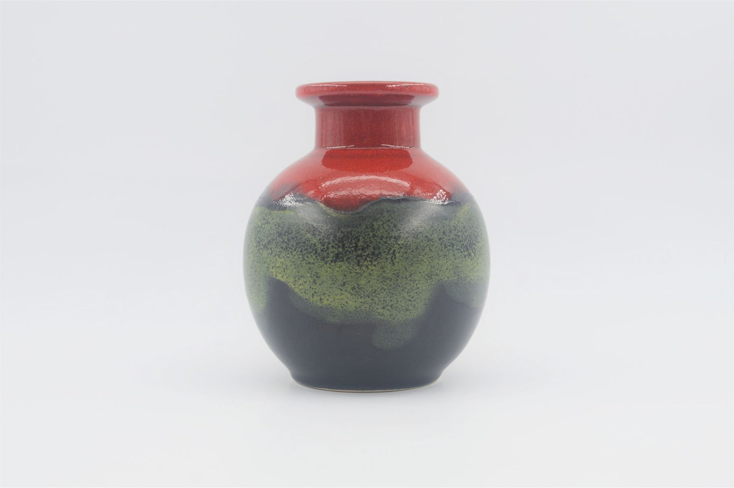 WGP Dümler & Breiden Keramik Fat Lava Vase 665/16 1970s Popart Design