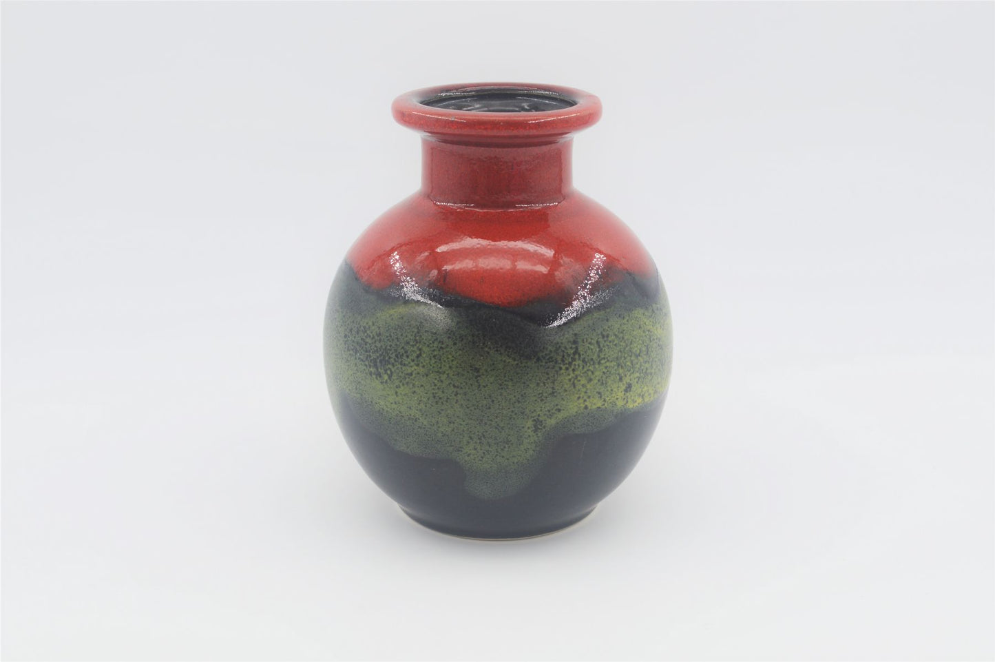 WGP Dümler & Breiden Keramik Fat Lava Vase 665/16 1970s Popart Design