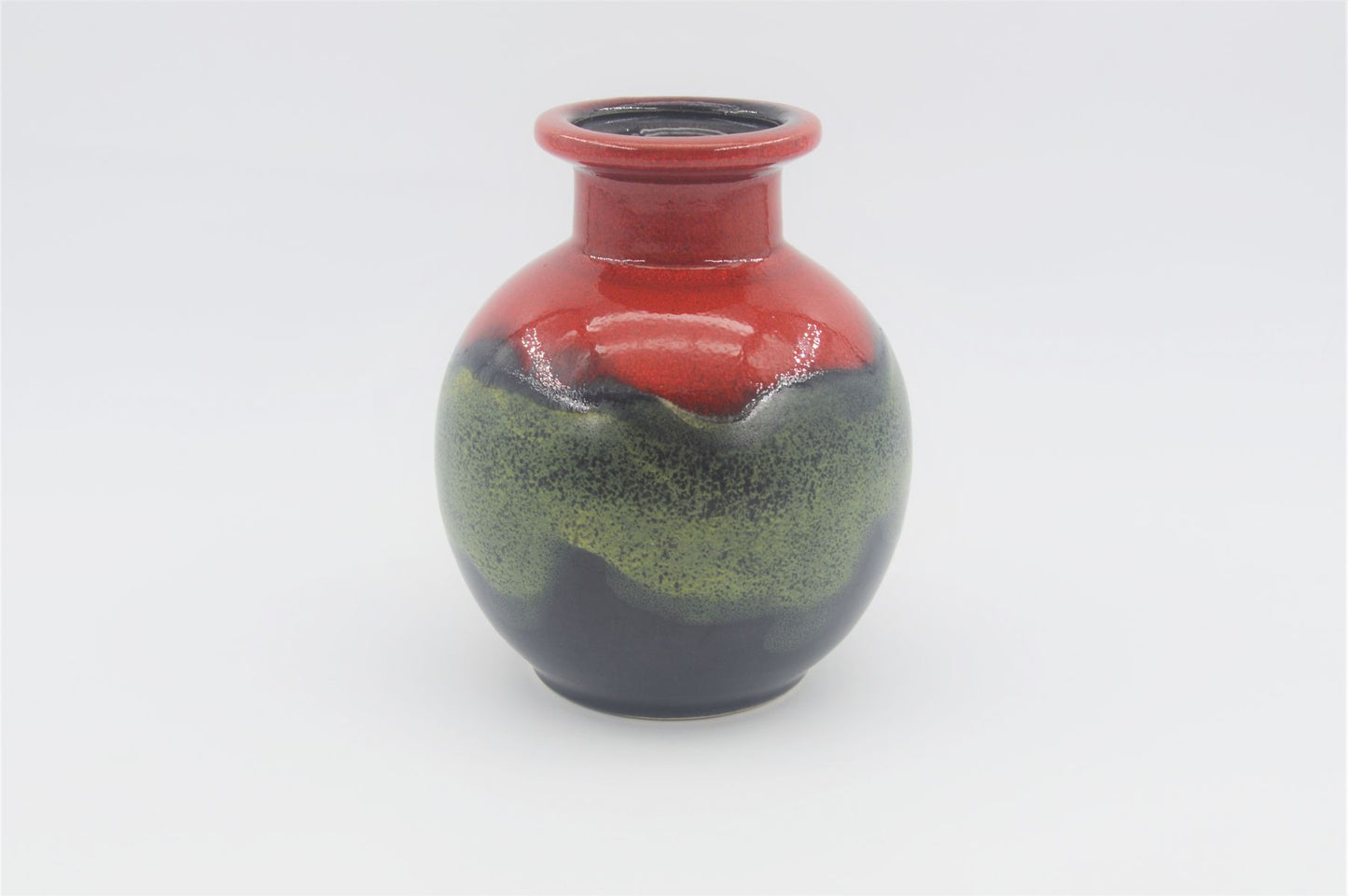 WGP Dümler & Breiden Keramik Fat Lava Vase 665/16 1970s Popart Design