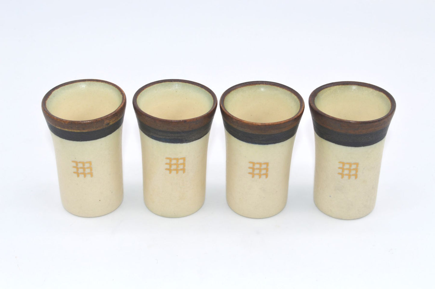 Mid-Century Okela Stoneware Denmark Liqueur Set 1960s Danish Design