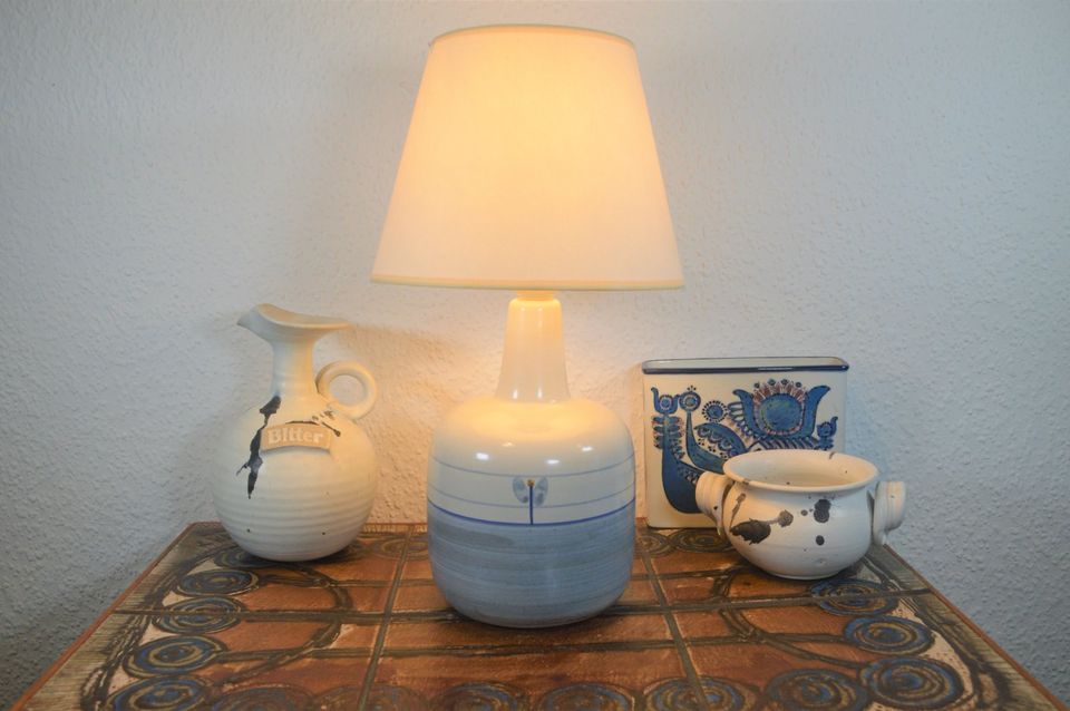 Søholm ceramic table lamp Einar Paulsen design 1970s Danish Modern