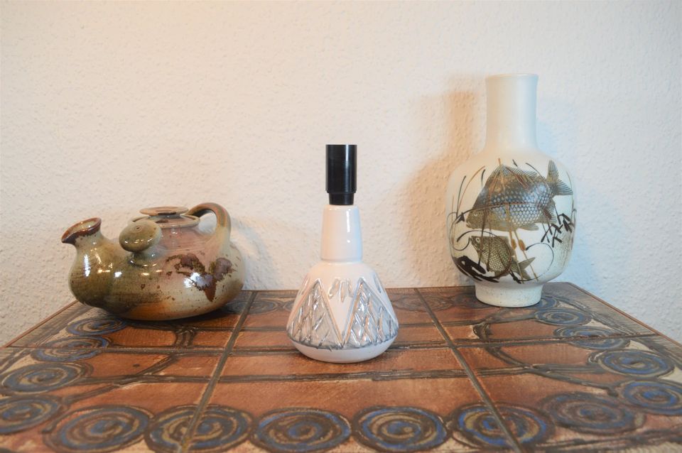 Dissing Ceramics Denmark Lampe 1960'erne Dansk Moderne Design