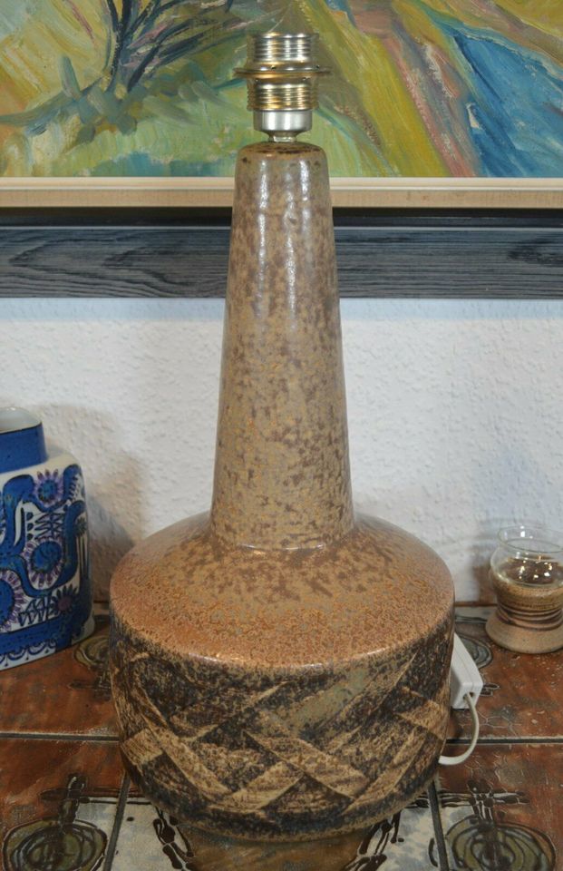 Large Søholm Bornholm ceramic Denmark lamp 1960's Danish design