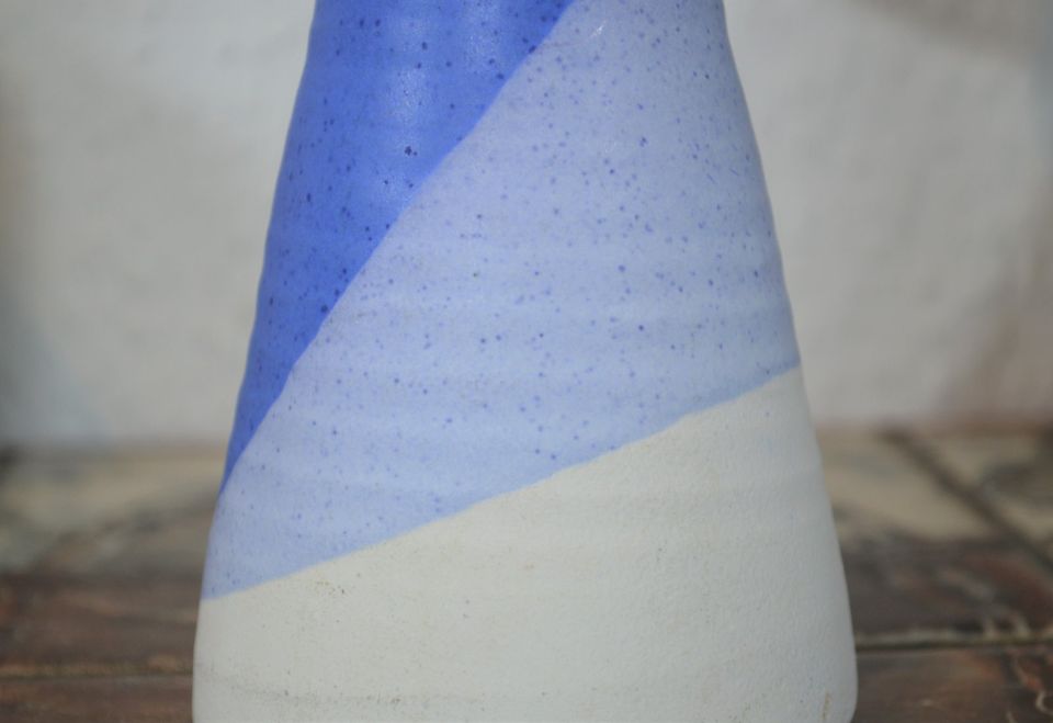 Vintage Karsten Nielsen Frederikshavn Ceramic Vase Danish Design