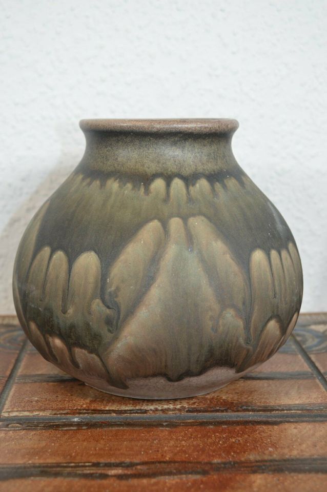 Mid-Century WGP Vintage Ruscha Art Vase 362 1970s Fat-Lava barrel glaze