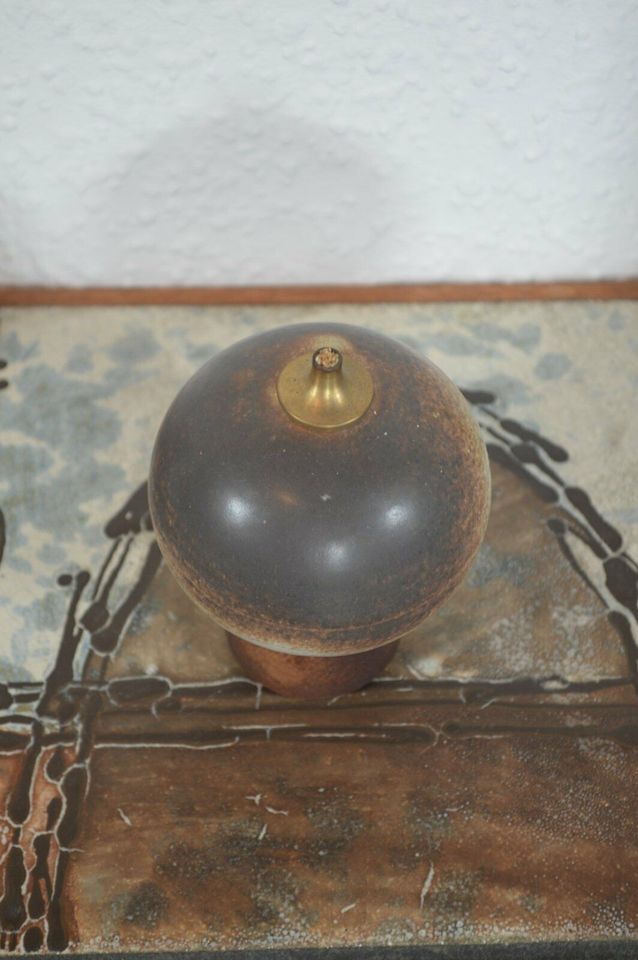 Aage Würtz 1970s design oil lamp studio ceramics Denmark