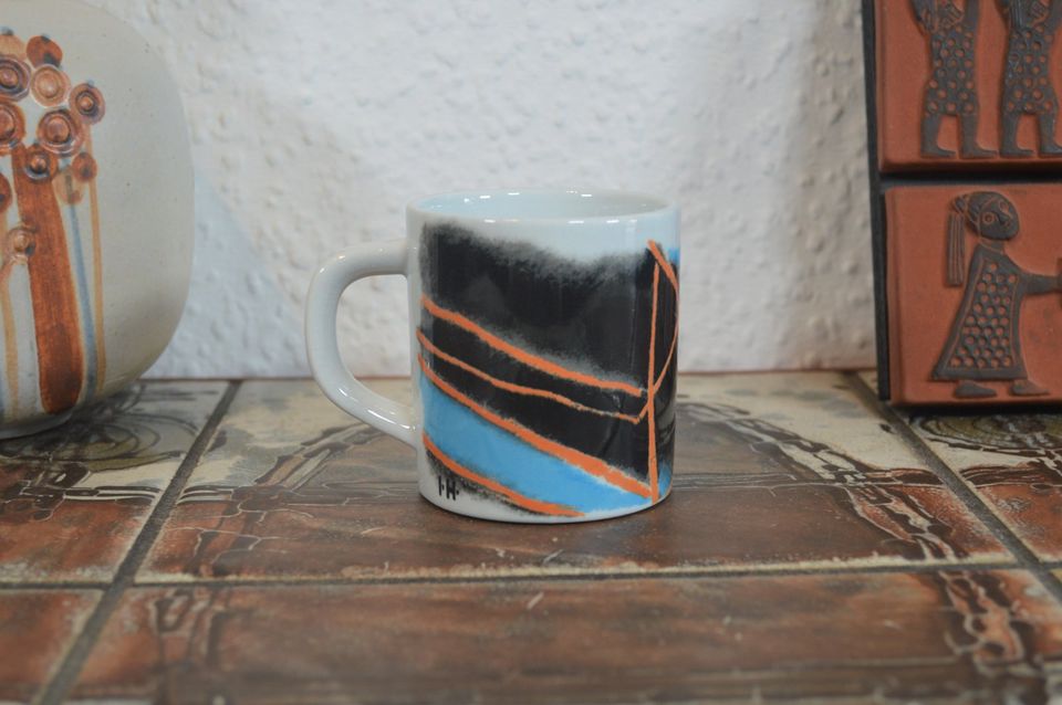 Royal Copenhagen fajance vintage mug 1991 Inger Hanmann