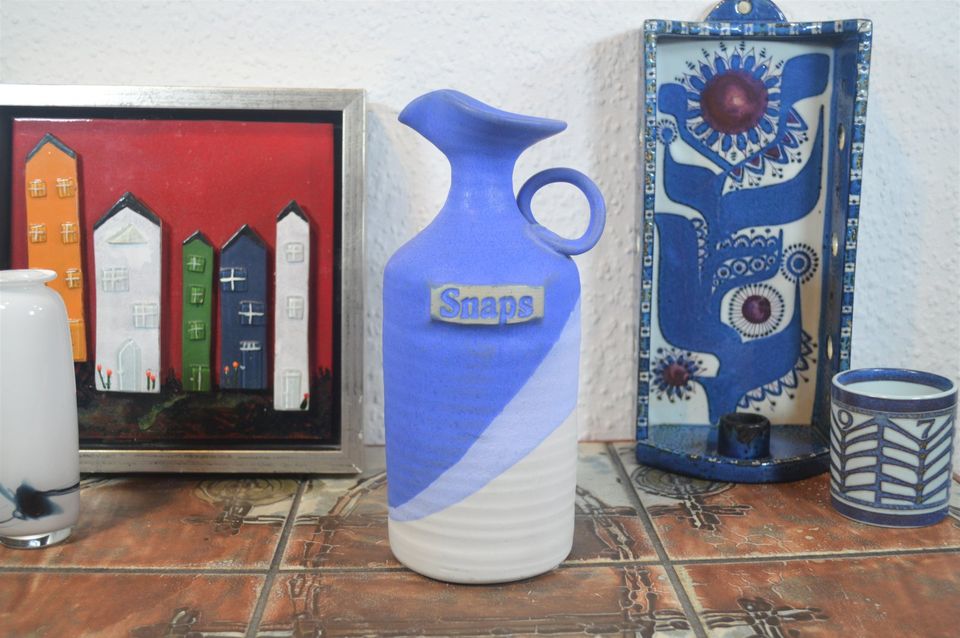 Karsten Nielsen Frederikshavn Ceramic Liquor Bottle Danish Design