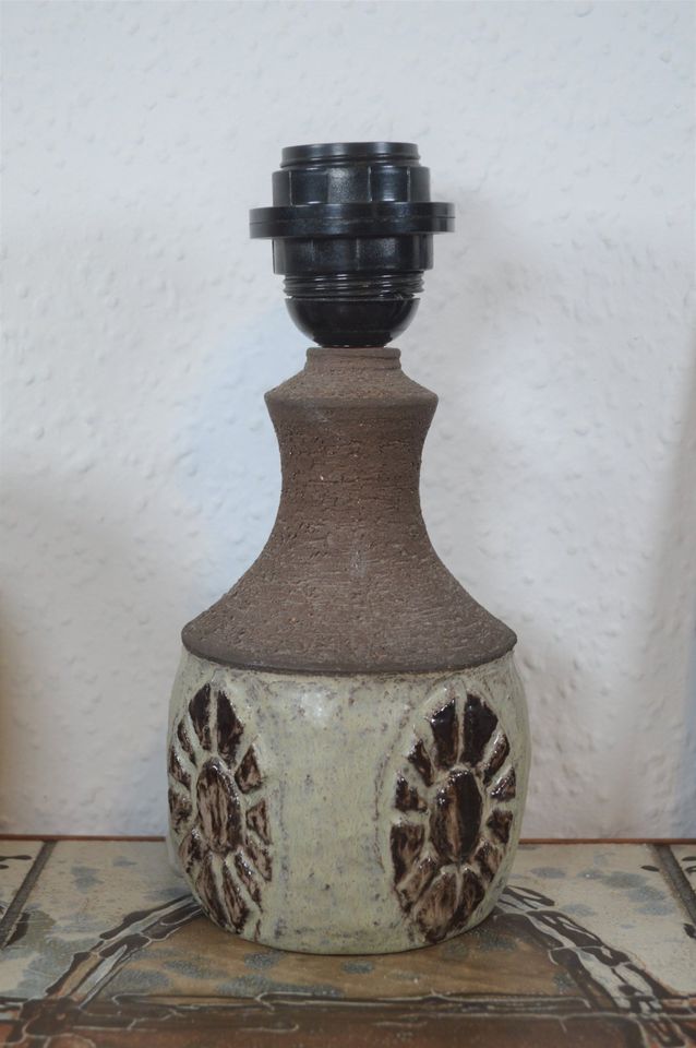 Borge Christoffersen Jeti Table Lamp Chris Haslev Ceramics Denmark 1960s