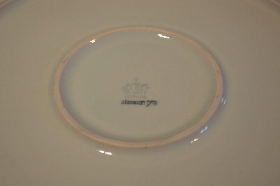 Large Desiree Stentoj Denmark Thule Design Platter 1960s Danish Design