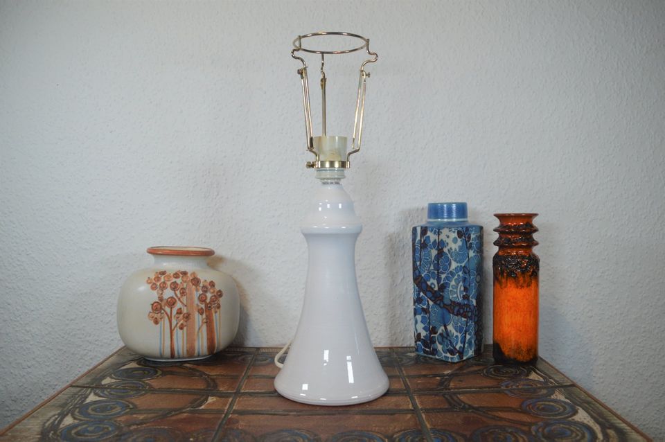 Mid-Century Salling Keramik Design Lampe 1970s Danish Design