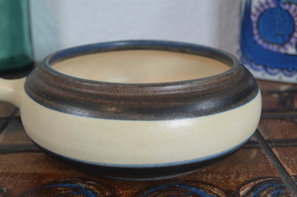 Midcentury Okela Stoneware Denmark Bowl 1960s Danish Design