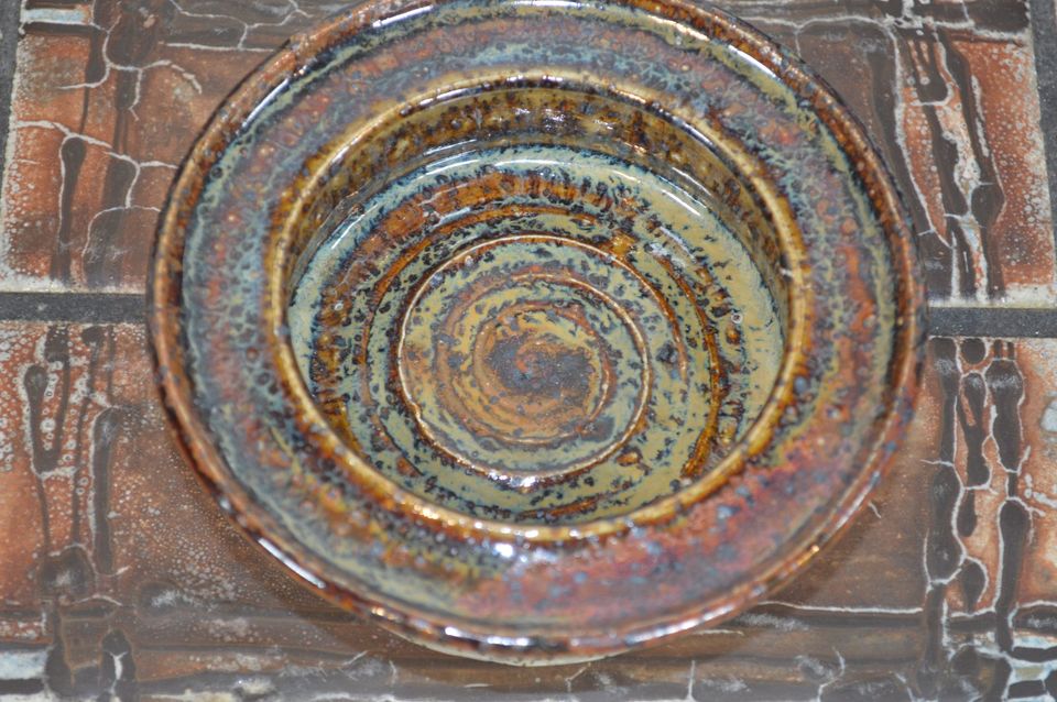 Mid-century Erik Askholm ceramic bowl 1970s Danish design