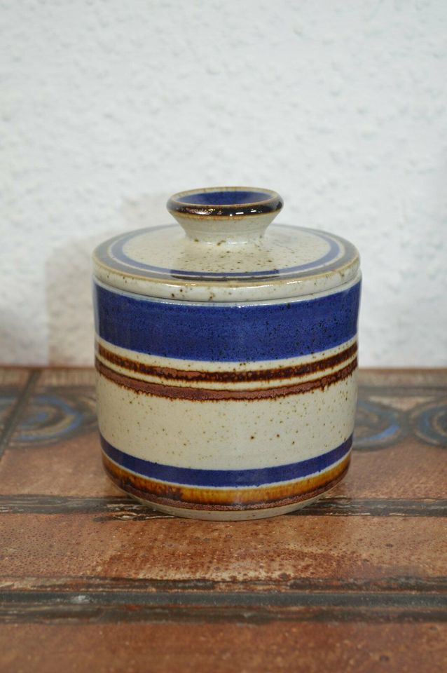 Maritime Bornholm Keramik Dose Marianne Starck 1970's Danish Design