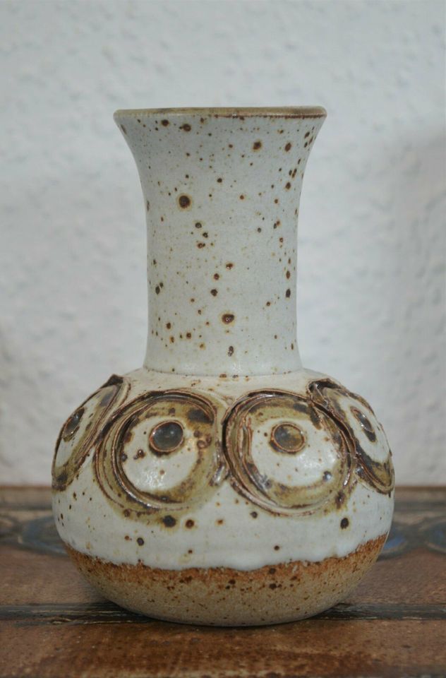 Tingkeramik Følle Kunst Keramik Vase Danmark 1970'erne Dansk Design