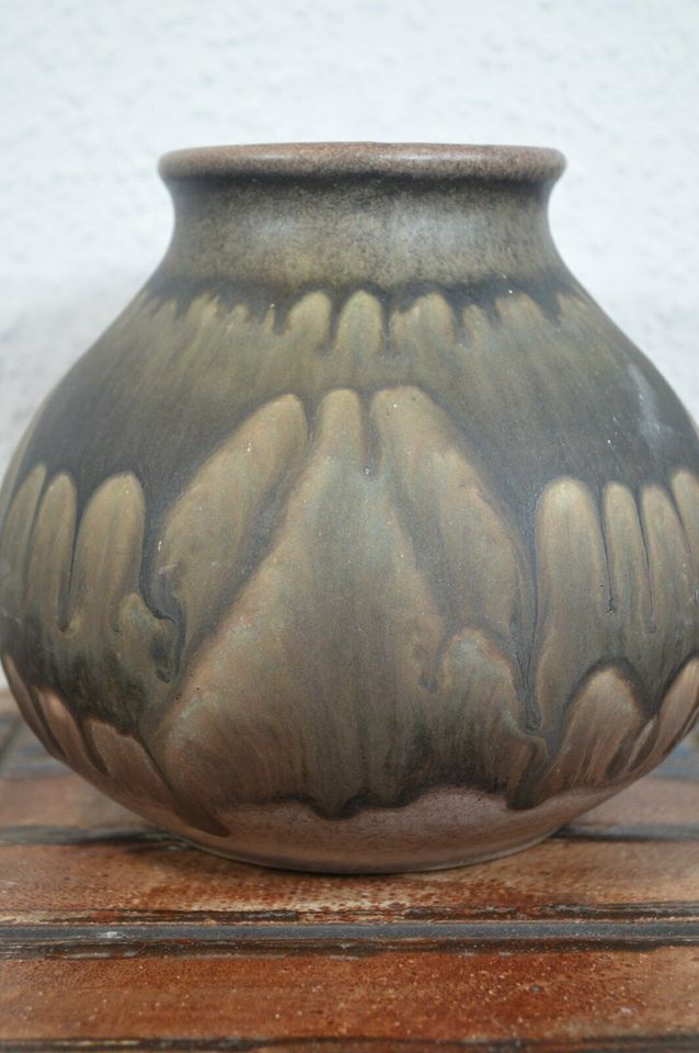 Mid-Century WGP Vintage Ruscha Art Vase 362 1970s Fat-Lava barrel glaze