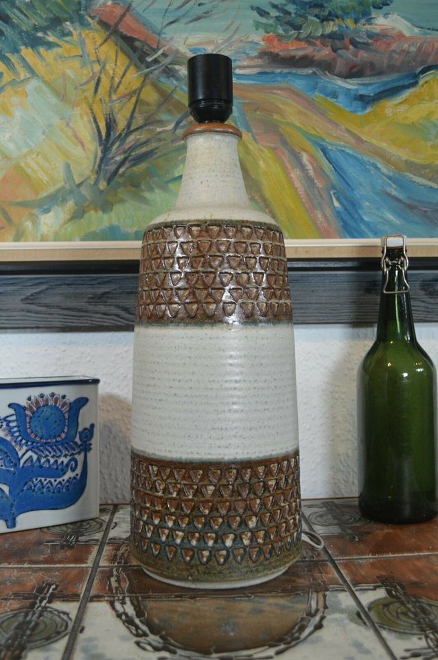 Large Søholm Keramik Denmark table lamp Einar Johansen 1960s Danish design