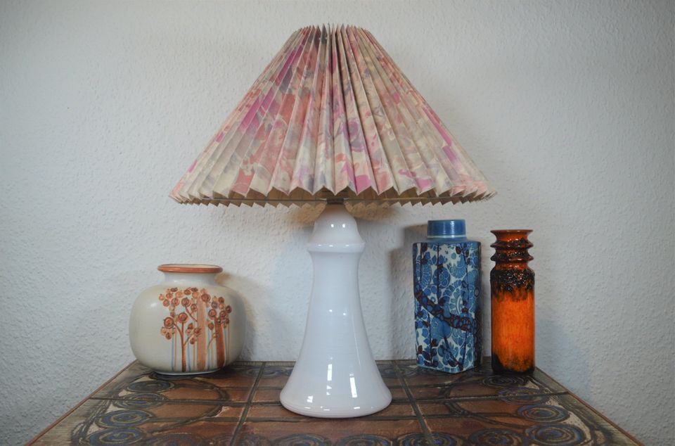 Mid-Century Salling Ceramic Design Lamp 1970s Danish Design