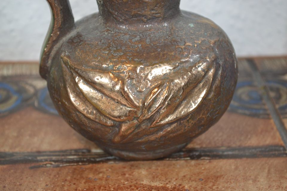 Mid Century Brutalist Bronze Vase 1960s Brutalist Design